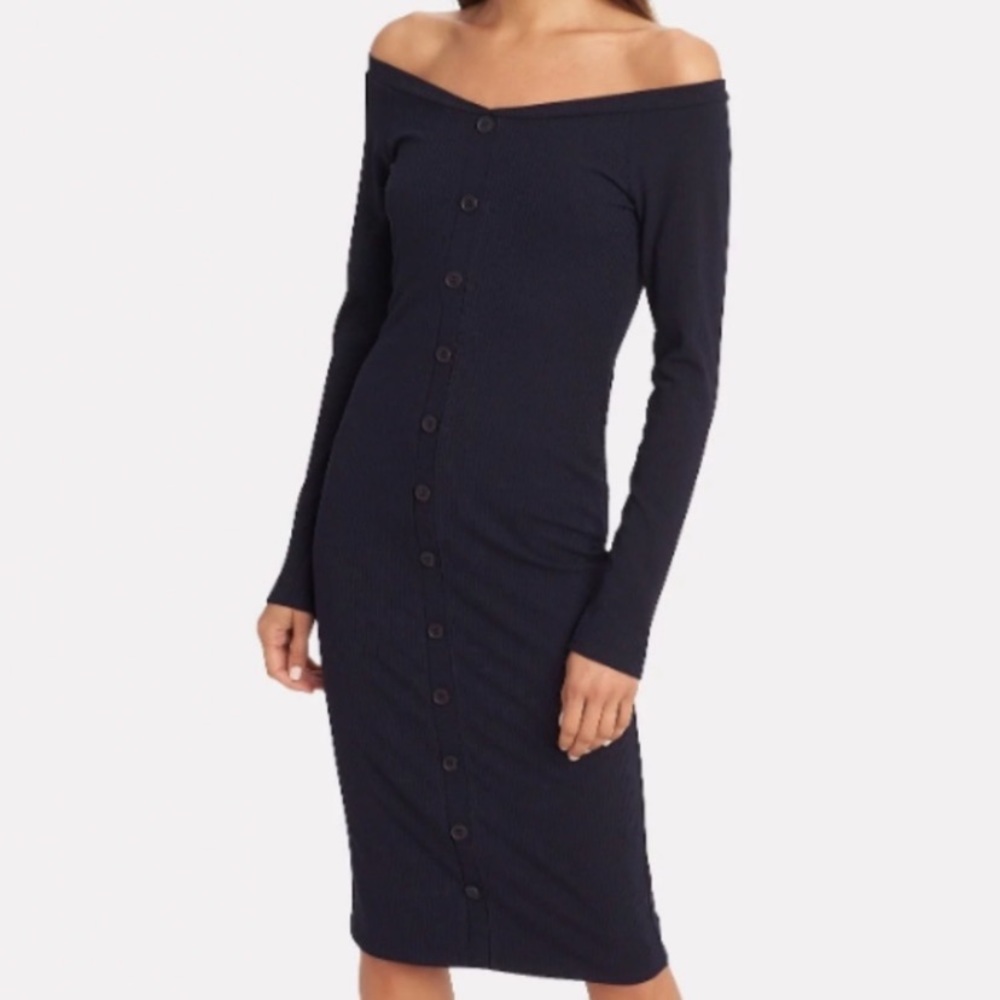 NWT! Intermix Helene Button Front Dress Size M